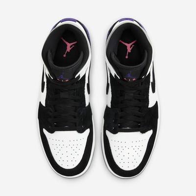 Jordan 1 Mid SE Black/Varsity Purple/White for sale | eBay