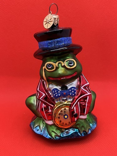 Christopher Radko 2000 Leap Frog Ornament | 00-091-0 - Picture 1 of 6