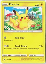 Pikachu 30/111 Common Crimson Invasion Pokemon Lightly Played on eBay