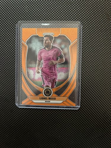 Lionel Messi [Orange Glitter] #200 2025 Panini Prizm FIFA Club World Cup card