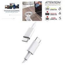 High Speed Data Transfer USB C to USB C Cable 2 Pack, 3.3FT - Trustworthy White