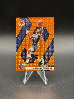 ANTHONY EDWARDS 2024-25 Panini Mosaic #36 Orange Mosaic Prizm 183/249