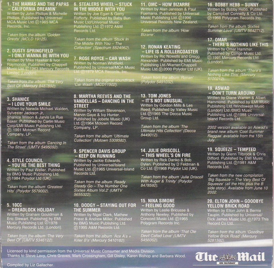 COAST TO COAST 20 summer cruisin' classics - Bild 2 von 3