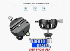 Leofoto YB-100SK Leveling Base with Handle for 100mm Bowl