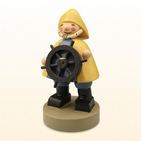 Wendt & KüHn Steuermann Gelb Ca. 9Cm Erzgebirge Fachhandel Neu