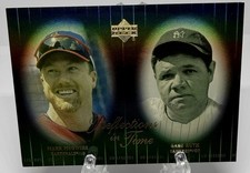 2000 Upper Deck Reflections in Time Babe Ruth #R10 Mark McGwire New York Yankees