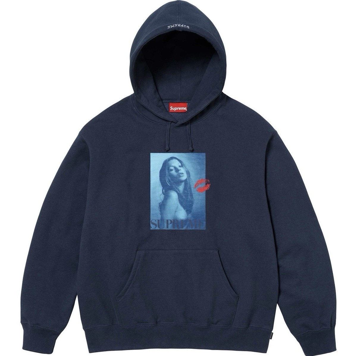 トップス Supreme Kate Moss Hooded Sweatshirt Supreme Kate Moss Hooded Sweatshirt Navy Sz XL | eBay