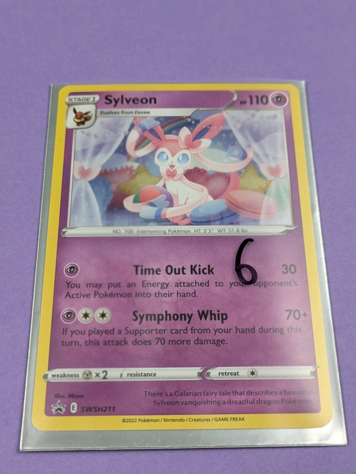Sylveon - SWSH211 - Promo Holo Sword & Shield Promos - Pokemon Card - NM - Image 3 of 3