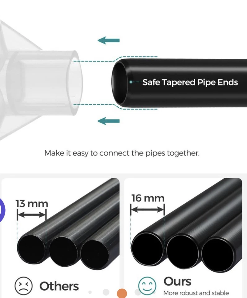 Organizador de almacenamiento de armario de ropa portátil 69" con tela no tejida negro Foto 4 de 4