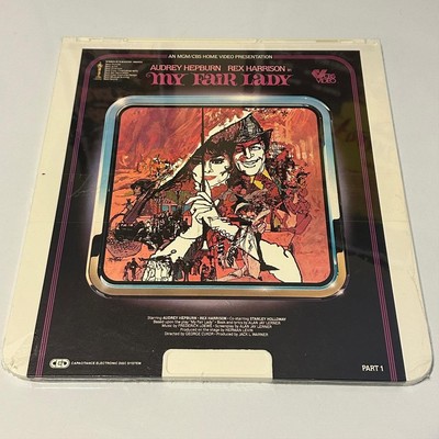 My Fair Lady (1964) MGM/CBS Video VideoDisc CED New/Sealed 1981 Audrey Hepburn