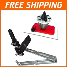 Magnetic Blade Balancer & 15°-45° Adjustable Sharpener for Lawn Care Efficiency