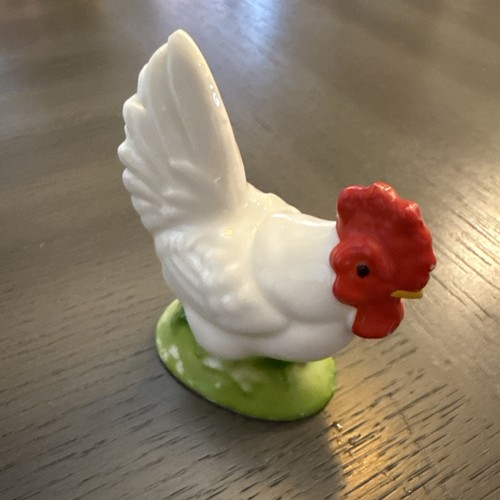 Vintage Rooster & Hen Hand Painted Porcelain Figurines Occupied Japan - Picture 5 of 7