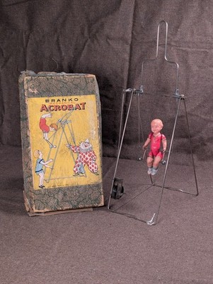 Branko Mechanical Acrobat Vintage Toy 1920's