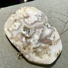 Genuine Dendritic Opal Pendant On 925 Silver Chain — photo 3