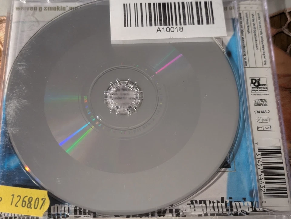Warren G feat. Ron Isley Smokin Me Out 1997 Rush Associated Labels CD Single 4 T - Bild 4 von 4