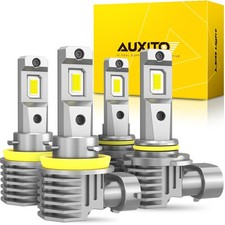 9005+H11 LED Headlight Super Bright Kit Bulbs 6000k White 2600LM High/Low Beam E