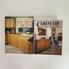 Build Your Own Kitchen Cabinets Cabinetry PB HC Book Lot Proulx Yoder DIY