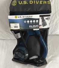U.S. Divers Playa Adult Snorkel Set S/M New Mask Fins Snorkel