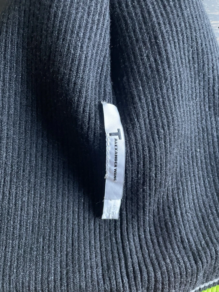 Gorro tejido a rayas negro T By Alexander Wang Foto 4 de 4