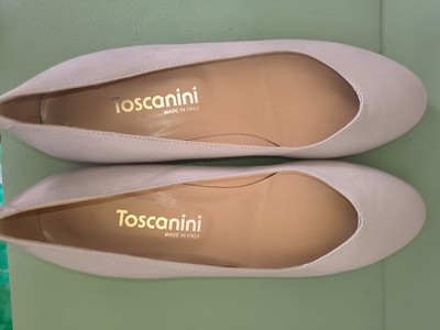Original Toscanini Ballerinas / Pumps   Gr. 43   Echtes Leder   Made in ItalyVer