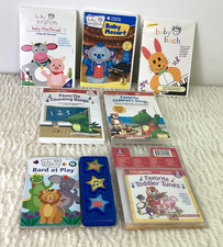 Lot of Baby Einstein  Baby Genius - 7 DVDs, 2 CDs, 1 Book - 4 Months to 4 Years