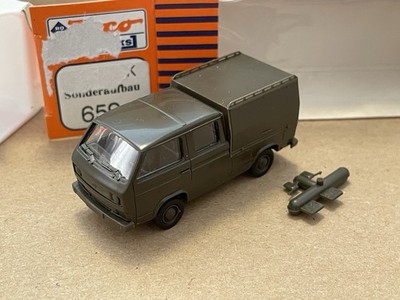 (W-17) Roco Minitanks 659 H0 1:87 VW T3 DK Sonderaufbau OVP