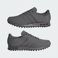 adidas Originals LA Trainer Weave Shoes Men’s Grey Black Running Sneakers IG3874