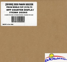 2026 Panini PRIZM World Cup Soccer 24ct Retail Factory Sealed 20 Box CASE