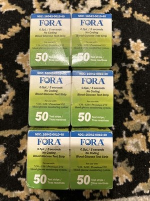 Fora Blood Glucose Test Strips 300ct