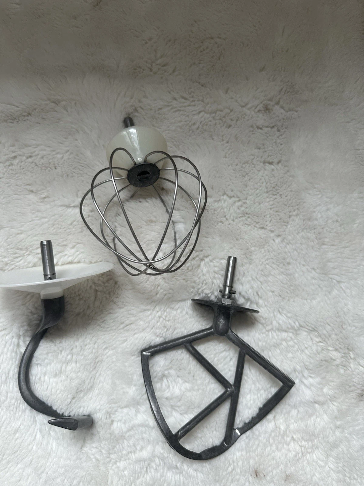 3 Kenwood Chef Classic Mixer Genuine Attachment K Beater Dough Hook Whisk Bowl