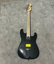 Charvel San Dimas Black Solid Body Electric Guitar 6-String 22-Fret Maple Neck