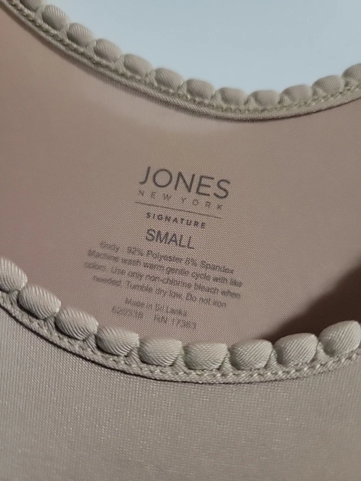 Jones New York Mujer Microfibra Suave Sedosa Anti Adherencia Desnudo Sin Cordones Talla S Nuevo con Etiquetas Foto 3 de 4