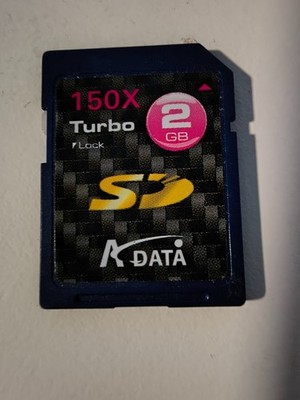 2GB ADATA SD Card 150x Turbo