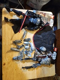 LEGO Star Wars Buildable Figure Kylo ren Set 75117 & Captain Phasma Incomplete 