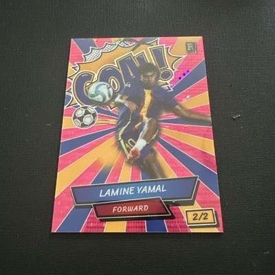 2024 Wild Card Comix Lamine Yamal RC 17yr Old Rookie /2 GOAL! FC Barcelona FCB