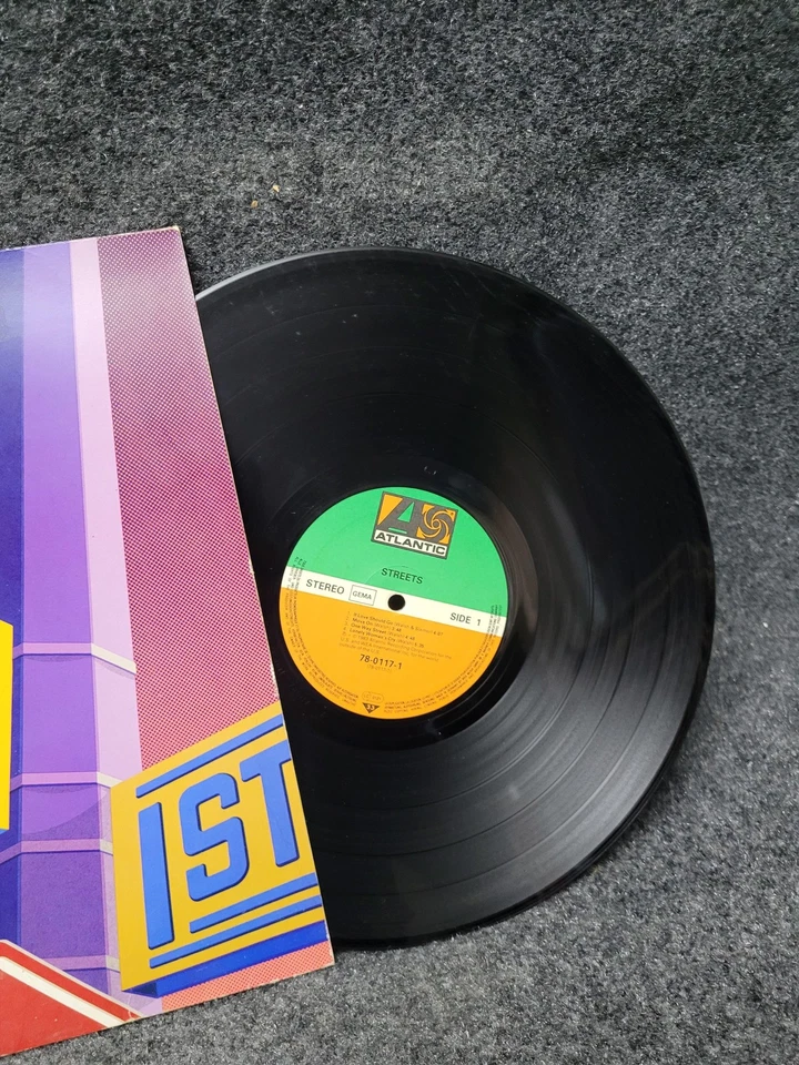 Vintage Streets 1st Album Vinyl Record 1983 Atlantic Hard Rock Germany 78-0117-1 Foto 4 de 4