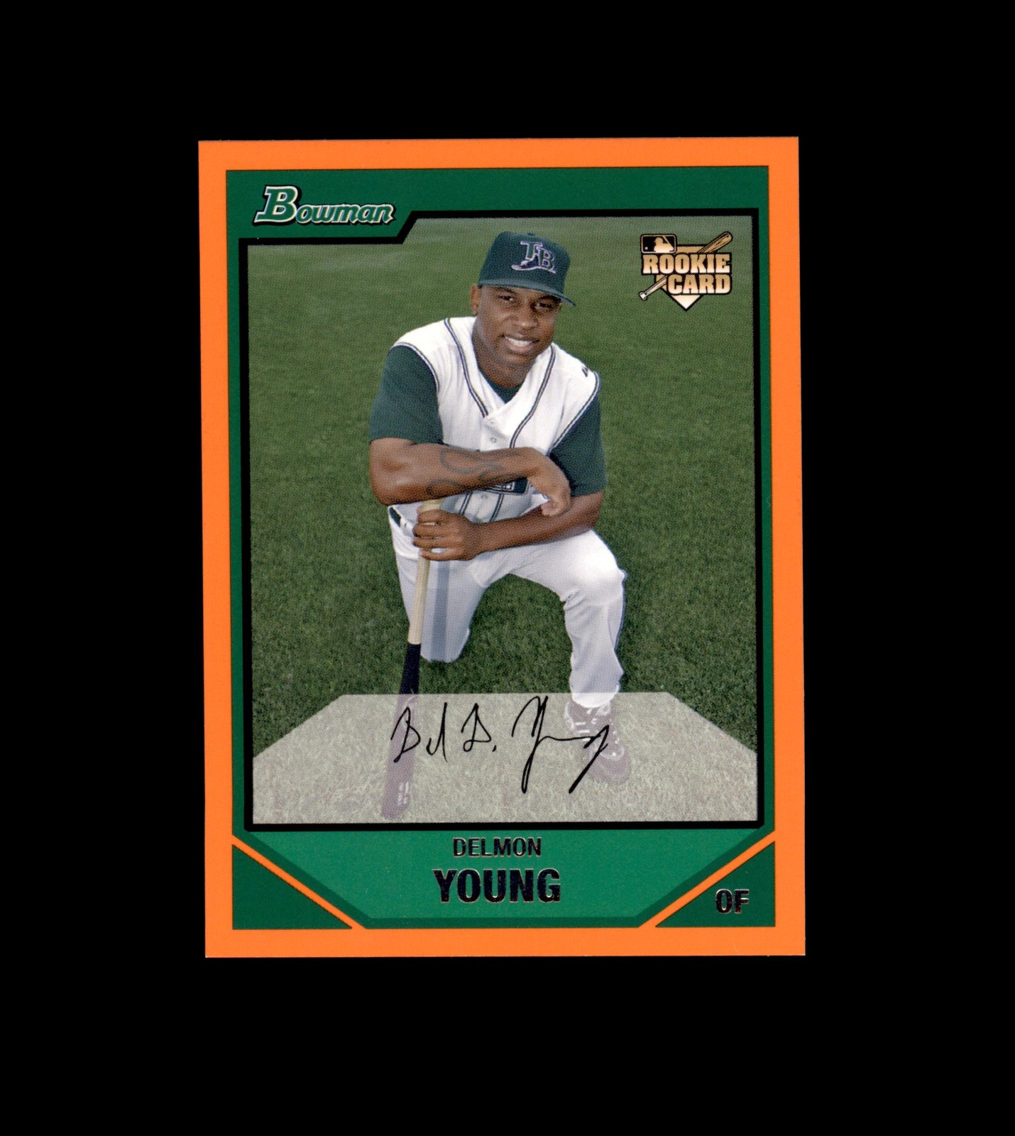 2007 Bowman #201 Delmon Young Orange #/250