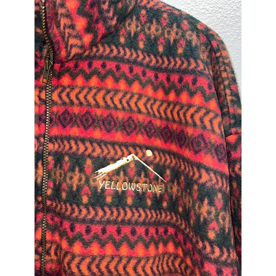 Vintage Yellowstone Sweatshirt Arctic Image Multicolor Native Aztec Southwest XL - Image 3 of 4