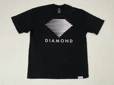 Men's Diamond Supply Co Logo Men Graphic Black T Shirt Size XL
