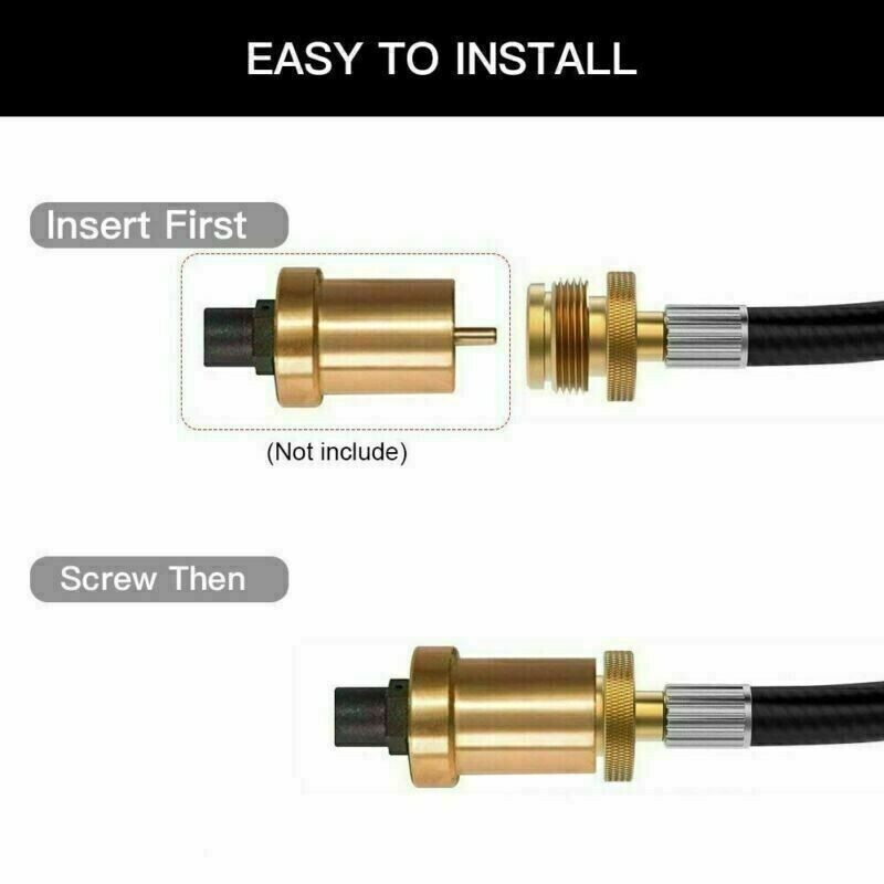 6FT Propane Adapter Hose LP Tank 1lb to 20lb Converter For QCC1 Type1 Gas Grill