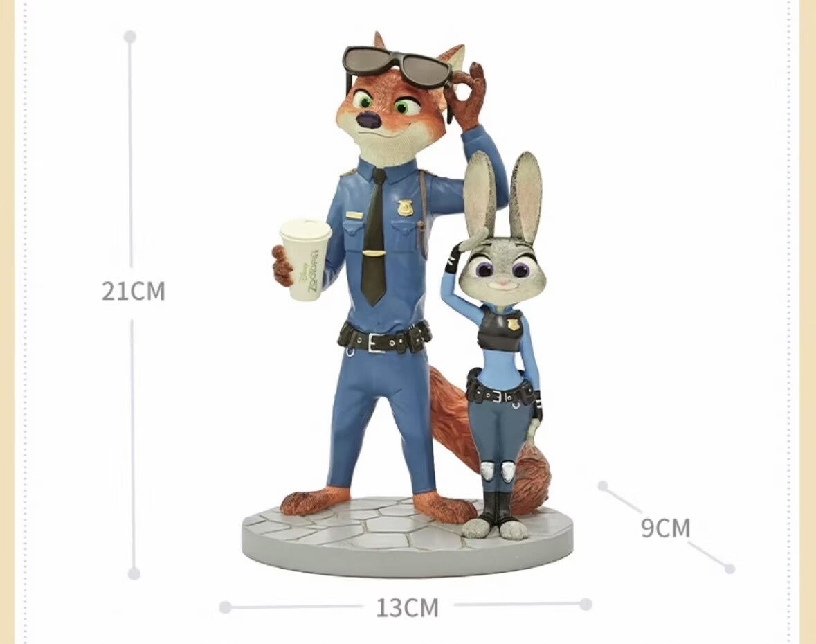 【未開封】Zootopia Nick Judy VanilLa フィギュア Nick Wilde & Judy Hopps Disney Zootopia Figure 4