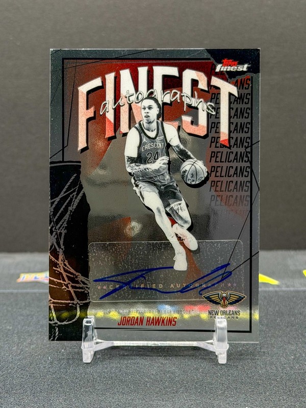 2025-26 Topps Finest - Autographs Jordan Hawkins #FAU-JH New Orleans Pelicans