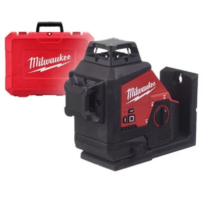 Milwaukee M12 3PL-0C 360 ° 3 plano nivel láser verde con estuche - Imagen 1 de 3