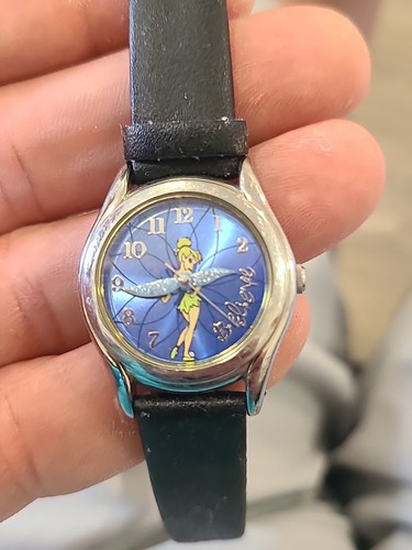 Disney Tinkerbell Believe Uhr, seltenes Retired Design, OVP, läuft, schön