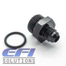 Straight Male AN6 To AN10 ORB Fitting (Black) 920-06-10BLK
