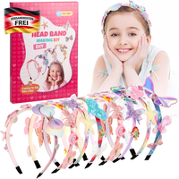 Kinder Bastelset Haarschmuck DIY ZubehöR FüR MäDchen Ab 5 Jahren