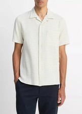 Vince Men's Short Sleeve Plaid Camp Shirt — listing 3