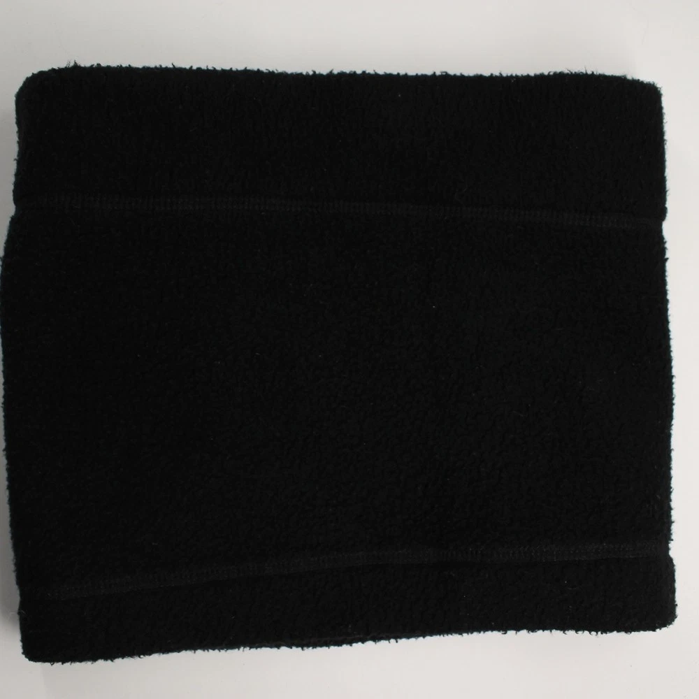 Vintage made USA black fleece neck ski warmer polar Hood