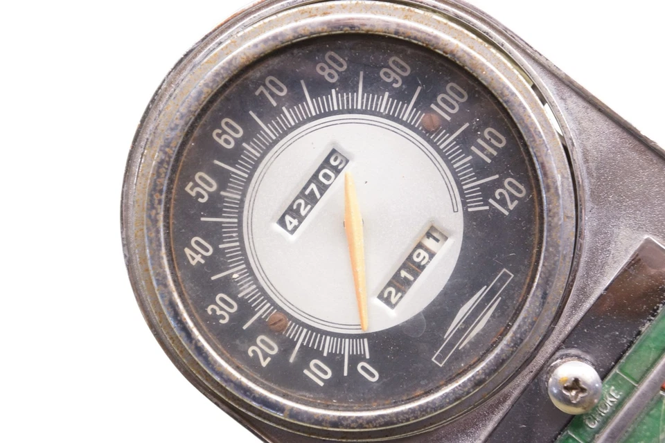 Harley-Shovelhead Panhead 1969 FLH Duo Electra Glide *2902 velocímetro de tablero  Foto 3 de 4