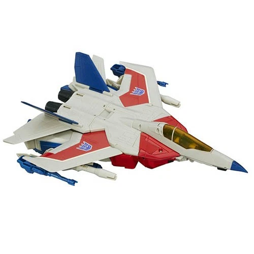 Figura de acción oficial Hasbro Transformers Starscream con Crown Jet Combiner Wars Foto 3 de 4